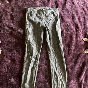 Metallic lululemon full length leggings